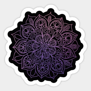 Lavender Mandala Sticker